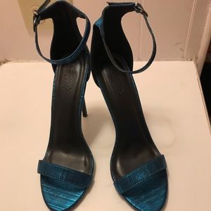 Charlotte Russe Turquoise Stiletto Sandals